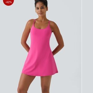 Halara Softlyzero Plush Backless Active Dress